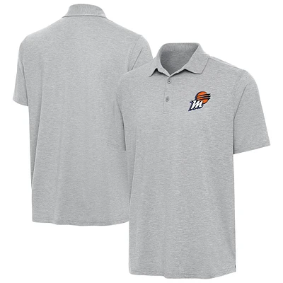 Men's Antigua Heather Gray Phoenix Mercury Par 3 Polo