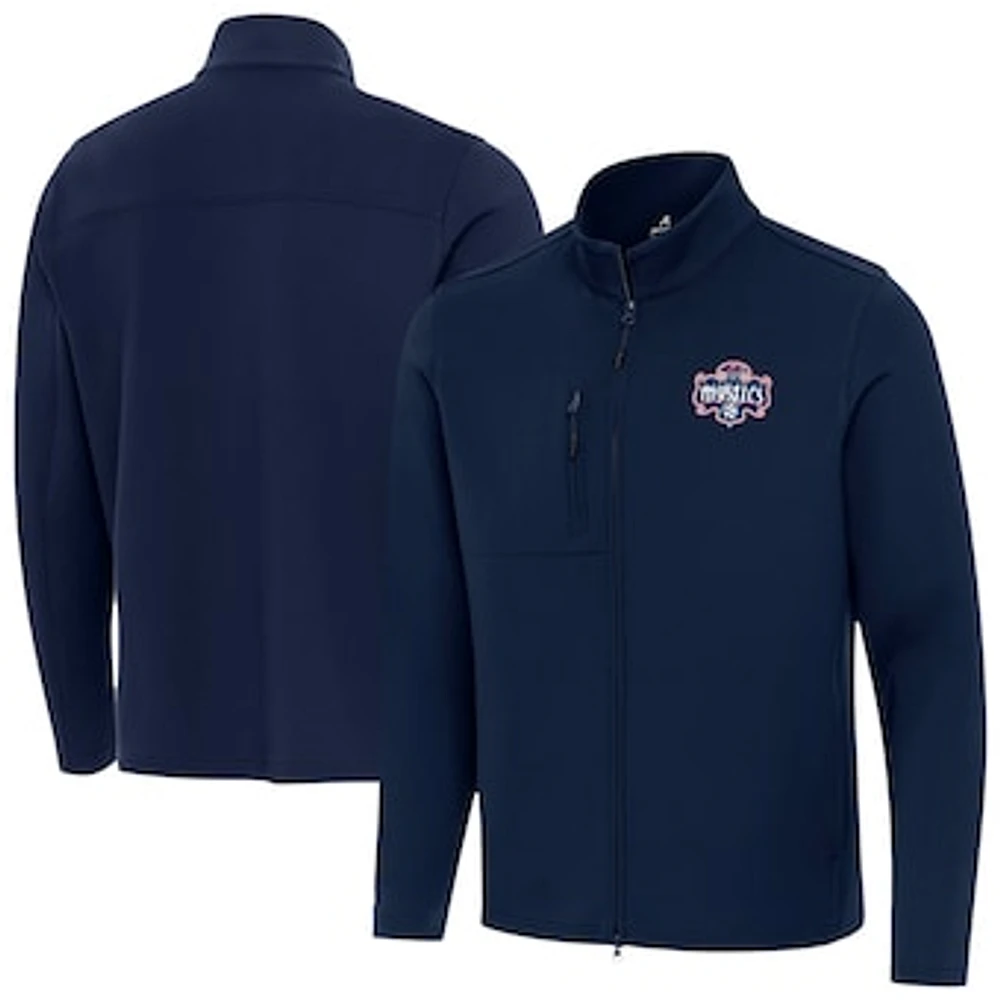 Men's Antigua Navy Washington Mystics Objection Full-Zip Jacket