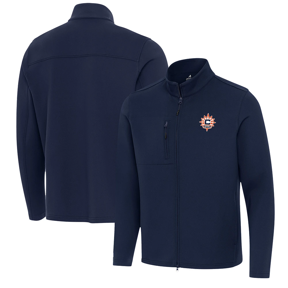 Men's Antigua Navy Connecticut Sun Objection Full-Zip Jacket