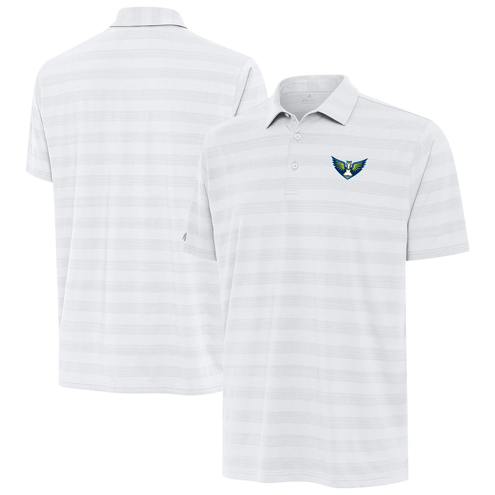 Men's Antigua White Dallas Wings Tunnel Polo