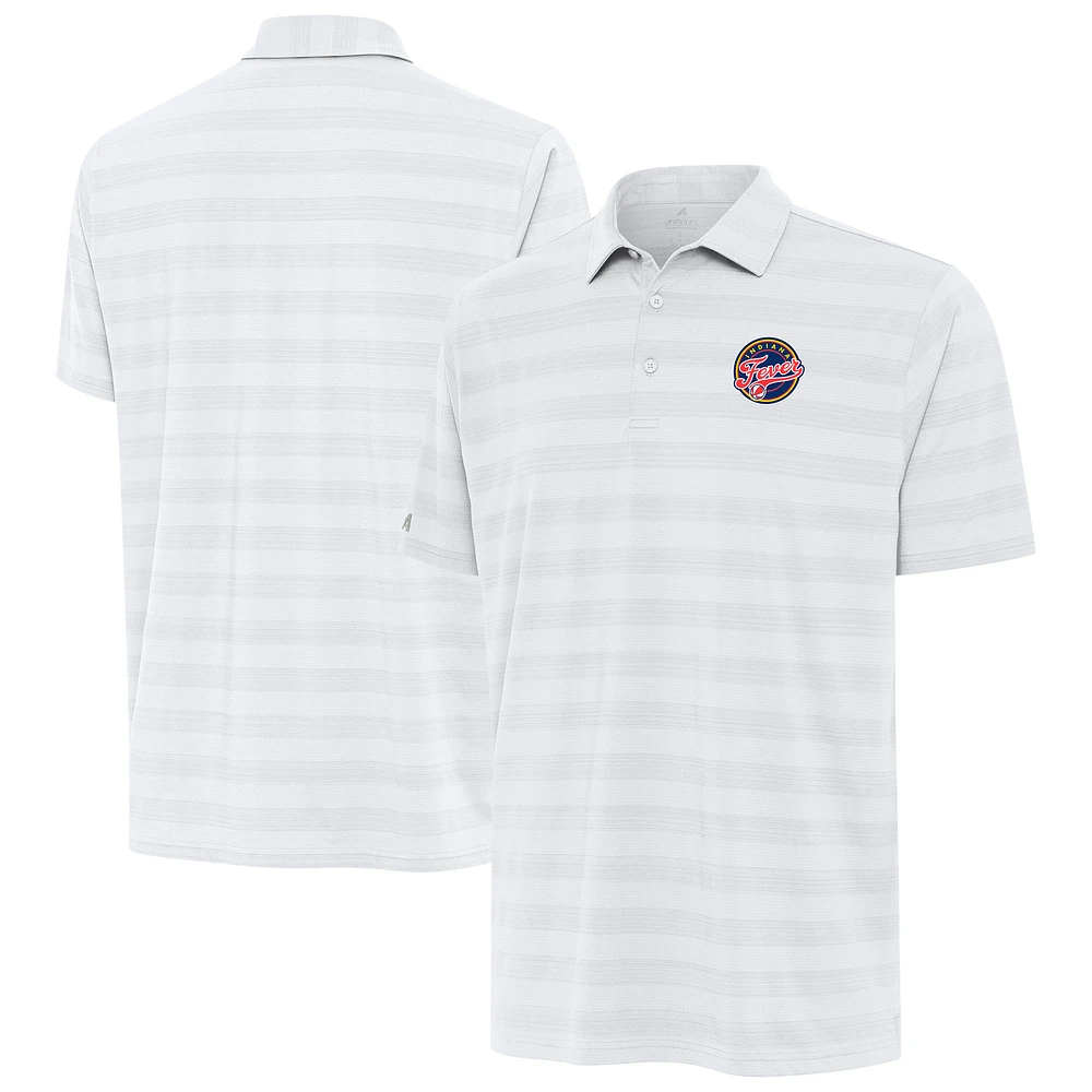 Men's Antigua White Indiana Fever Tunnel Polo
