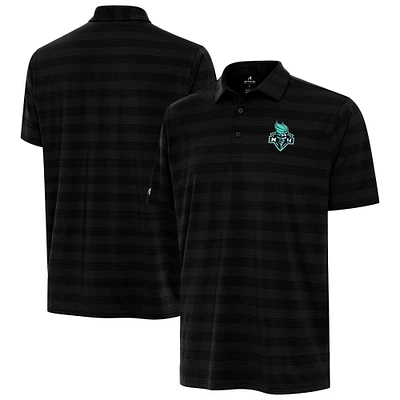Men's Antigua Black New York Liberty Tunnel Polo