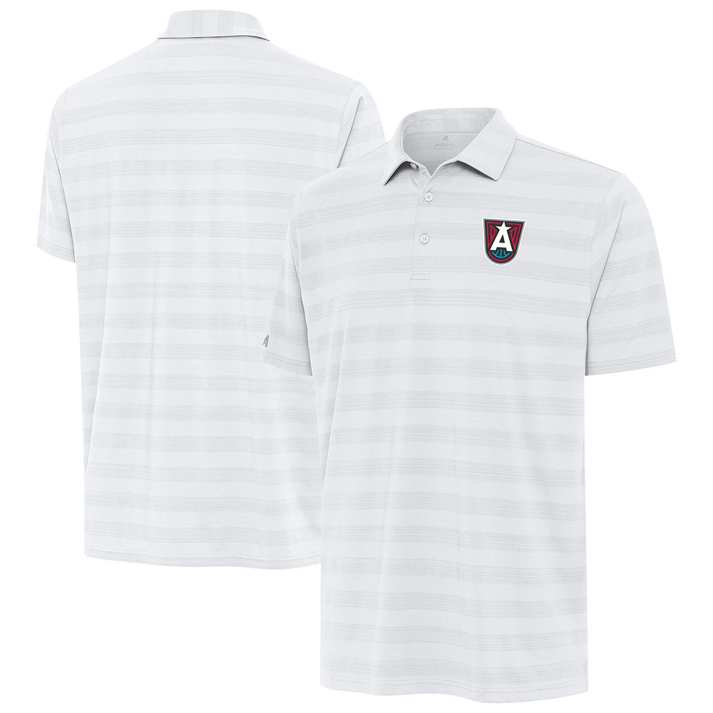 Men's Antigua White Atlanta Dream Tunnel Polo