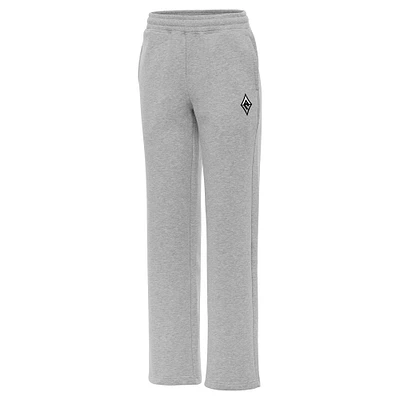 Women's Antigua Heather Gray Las Vegas Aces Victory Sweatpants