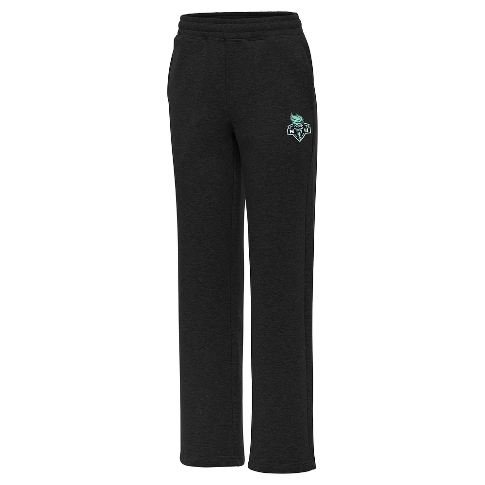 Women's Antigua Black New York Liberty Victory Sweatpants