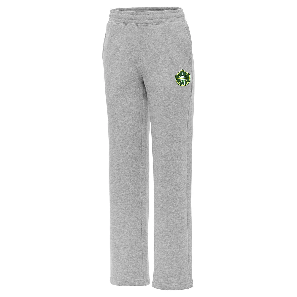 Women's Antigua Heather Gray Seattle Storm Victory Sweatpants