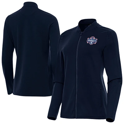 Women's Antigua Navy Washington Mystics Continual Full-Zip Jacket