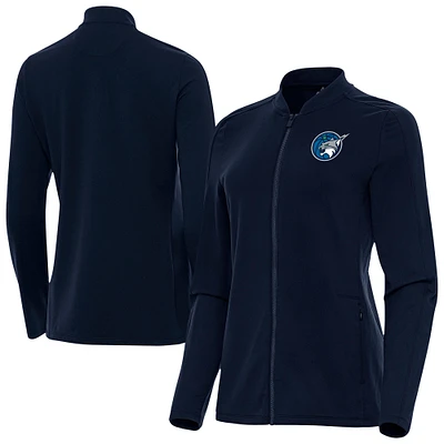 Women's Antigua Navy Minnesota Lynx Continual Full-Zip Jacket