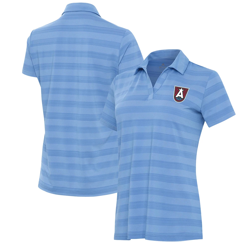 Women's Antigua Powder Blue Atlanta Dream Tunnel Polo