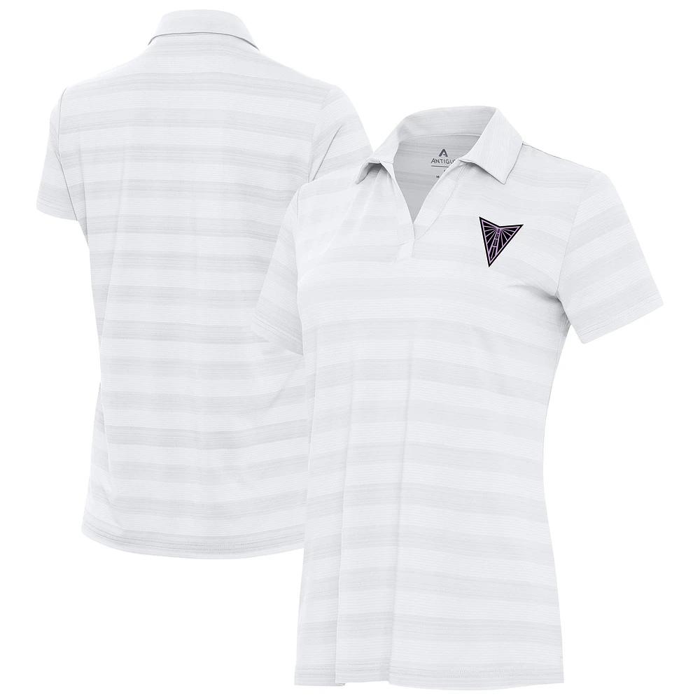 Women's Antigua White Golden State Valkyries Tunnel Polo