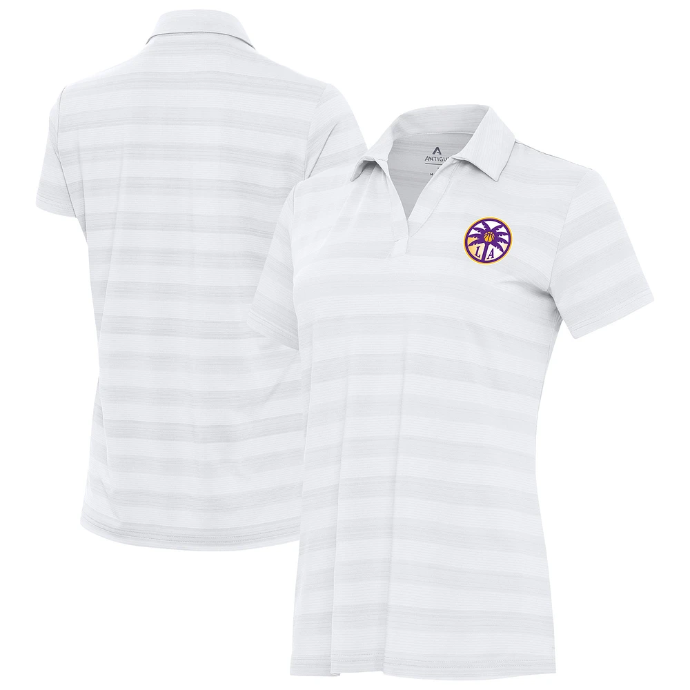 Women's Antigua Los Angeles Sparks Tunnel Polo