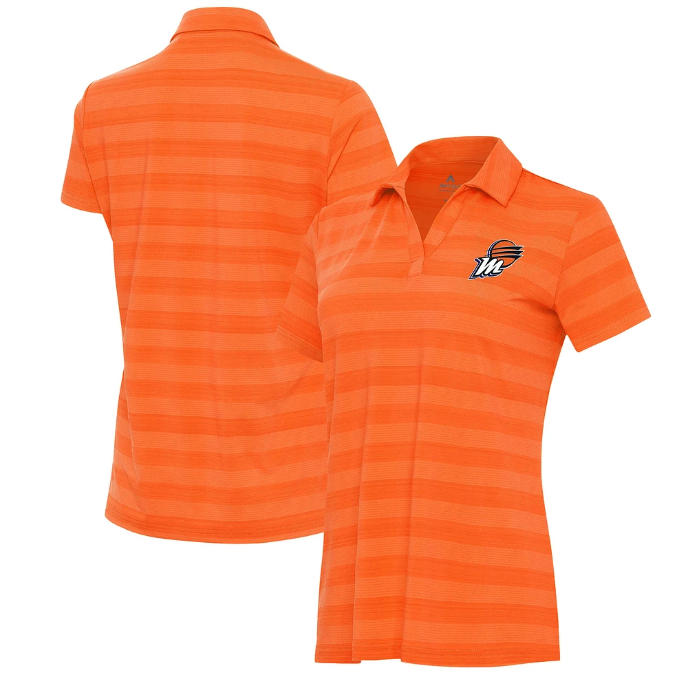 Women's Antigua Orange Phoenix Mercury Tunnel Polo