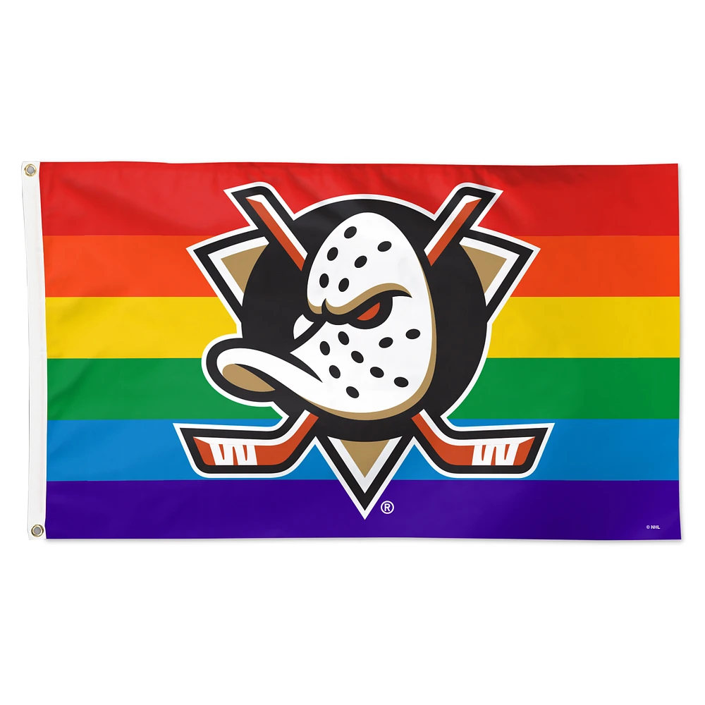 WinCraft Anaheim Ducks 3' x 5' Deluxe Single-Sided Flag
