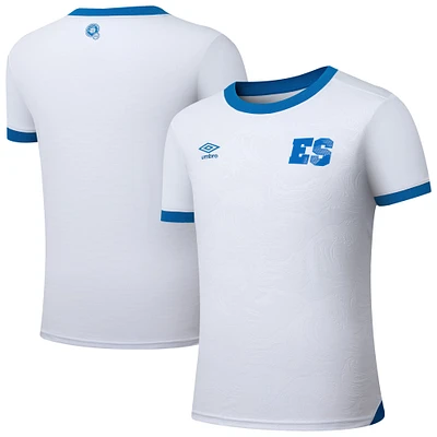 Youth Umbro White El Salvador National Team 2025 Away Replica Jersey
