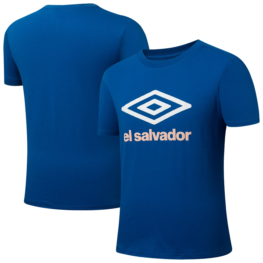 Men's Umbro Blue El Salvador National Team Graphic T-Shirt
