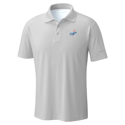 Men's Columbia Los Angeles Dodgers Omni-Wick Low Drag Offshore Polo
