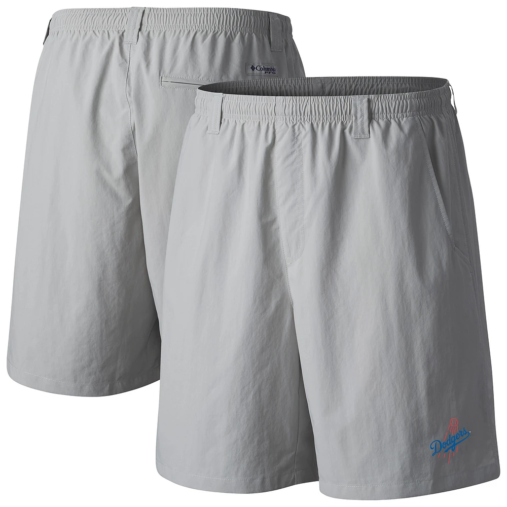 Men's Columbia Gray Los Angeles Dodgers Backcast Shorts