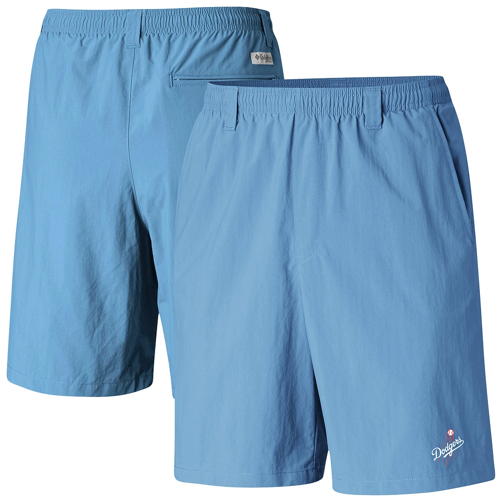 Men's Columbia Light Blue Los Angeles Dodgers Backcast Shorts