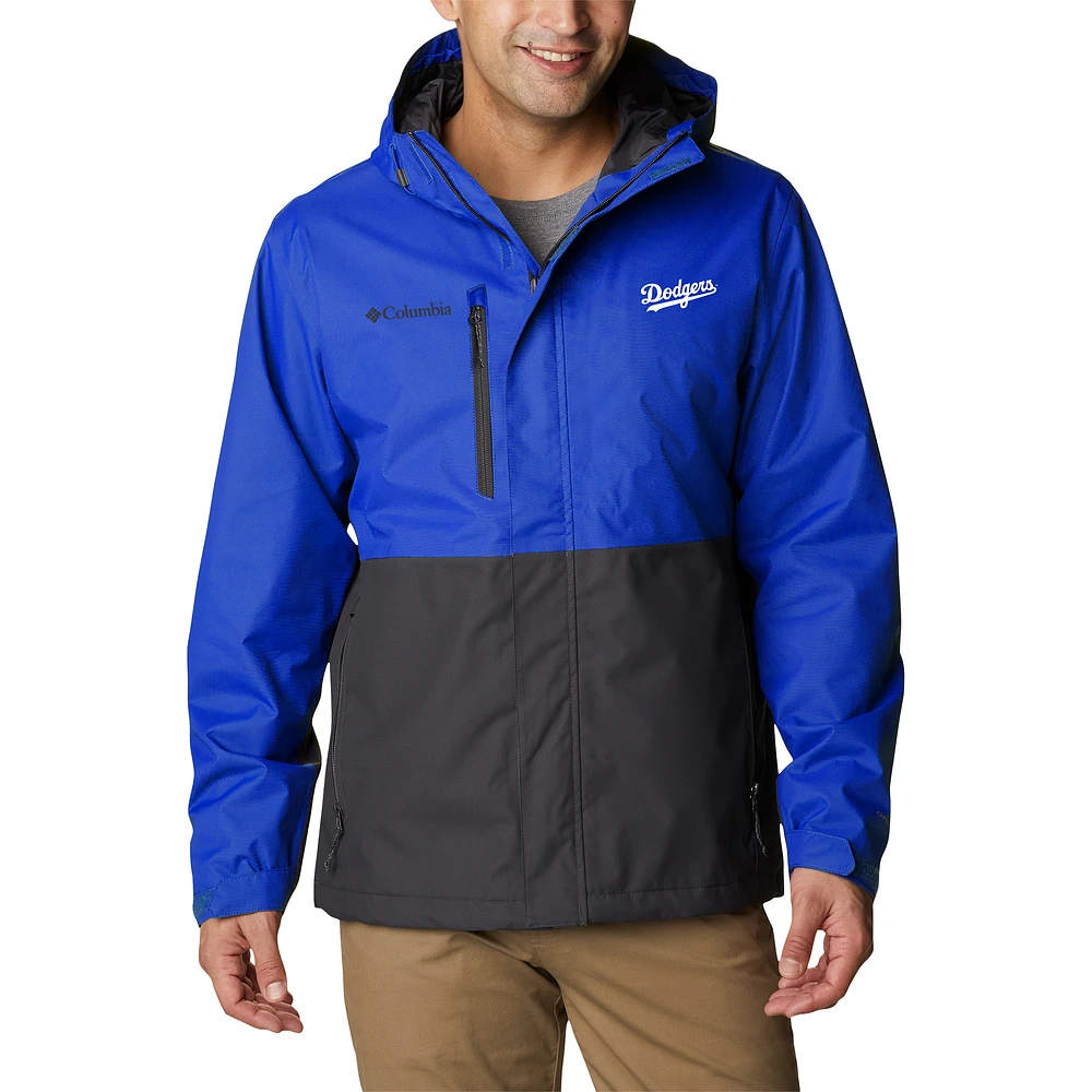 Men's Columbia Blue Los Angeles Dodgers Hikebound Omni-Tech Full-Zip Rain Jacket