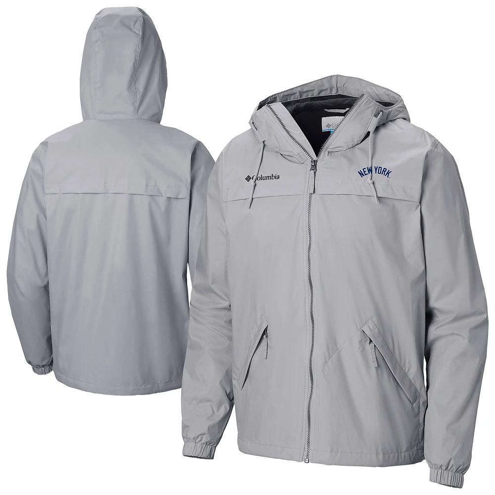 Men's Columbia Gray New York Yankees Oroville Creek Lined Full-Zip Jacket