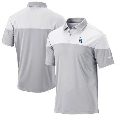 Men's Columbia Los Angeles Dodgers Omni-Wick Best Ball Polo