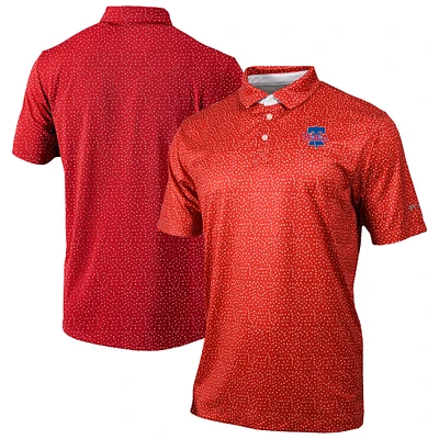 Men's Columbia Red Philadelphia Phillies Omni-Wick Slicer Polo