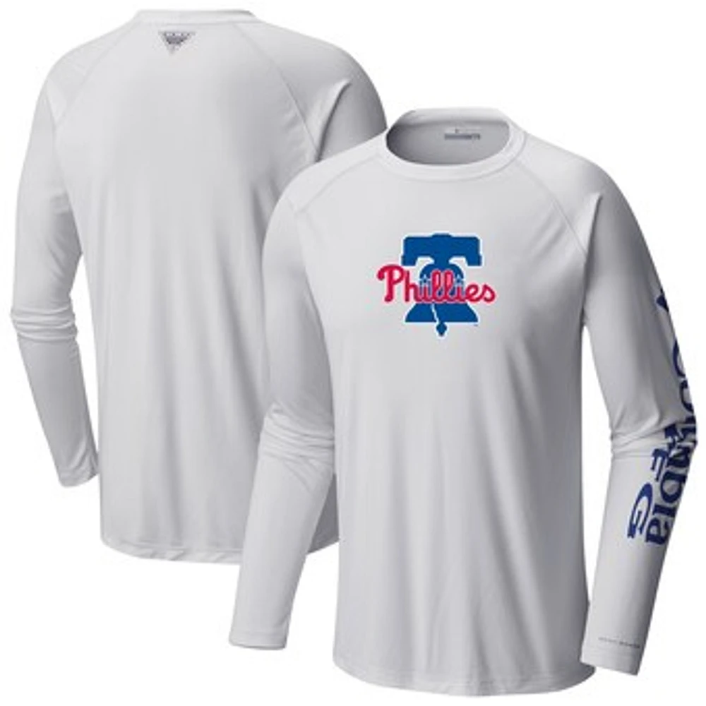 Men's Columbia Royal Philadelphia Phillies Terminal Tackle Long Sleeve T-Shirt
