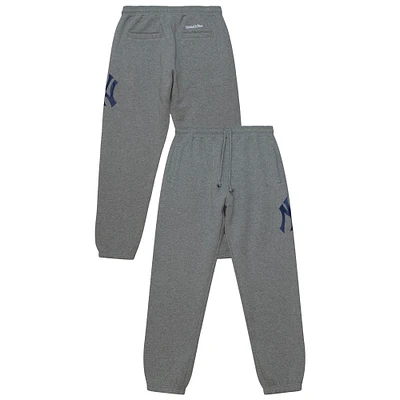 Men's Mitchell & Ness Gray New York Yankees Repeat Sweatpants