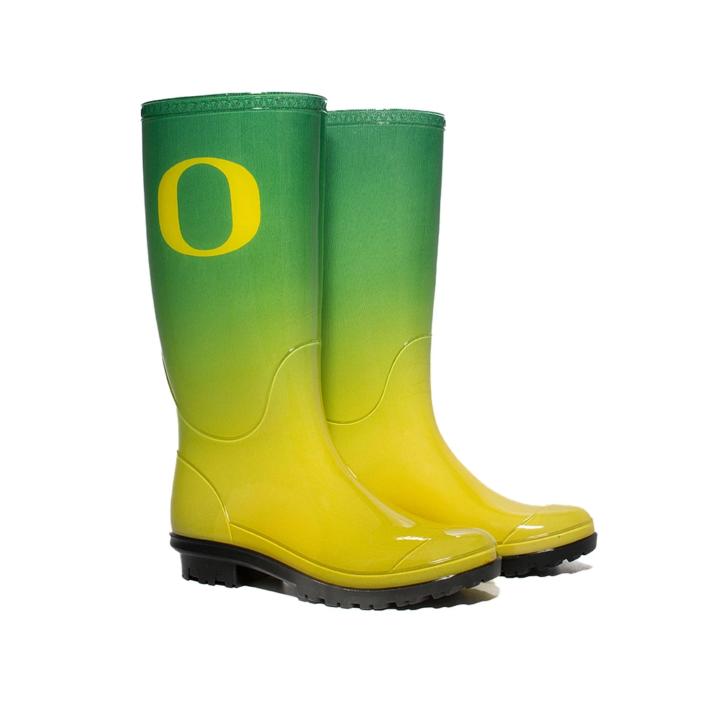 Women's Green Oregon Ducks Rain Boots