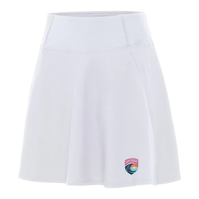 Women's Antigua White San Diego Wave FC Chip Skort