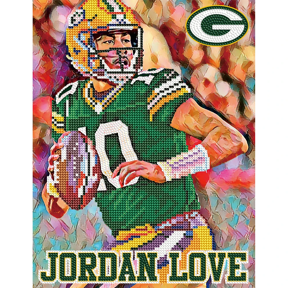 Jordan Love Green Bay Packers Diamond Painting Art Craft Kit