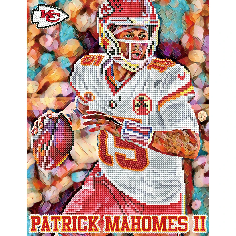 Patrick Mahomes Kansas City Chiefs Diamond Painting Art Craft Kit