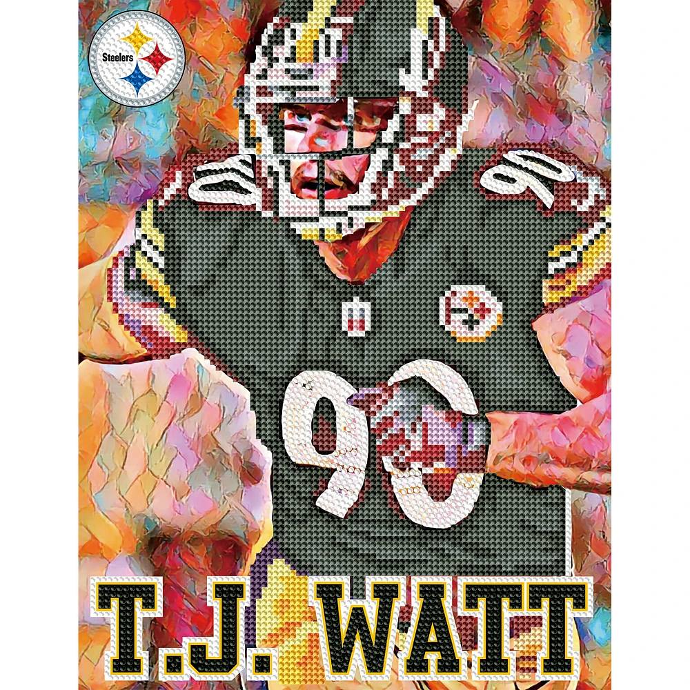 T.J. Watt Pittsburgh Steelers Diamond Painting Art Craft Kit