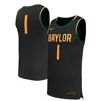 Men's Nike #1 Black Baylor Bears Replica Basketball Jersey