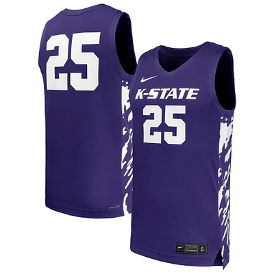 Men's Nike #25 Kansas State Wildcats Replica Basketball Jersey