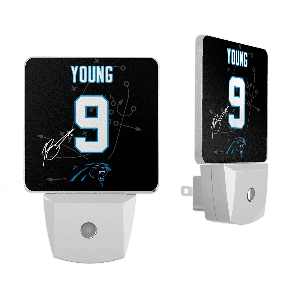 Keyscaper Bryce Young Carolina Panthers Nightlight 2-Pack
