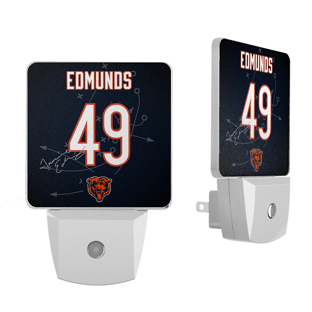 Keyscaper Tremaine Edmunds Chicago Bears Nightlight 2-Pack