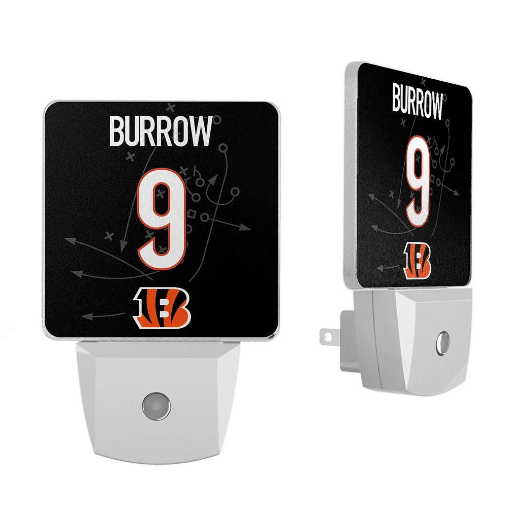 Keyscaper Joe Burrow Cincinnati Bengals Nightlight 2-Pack