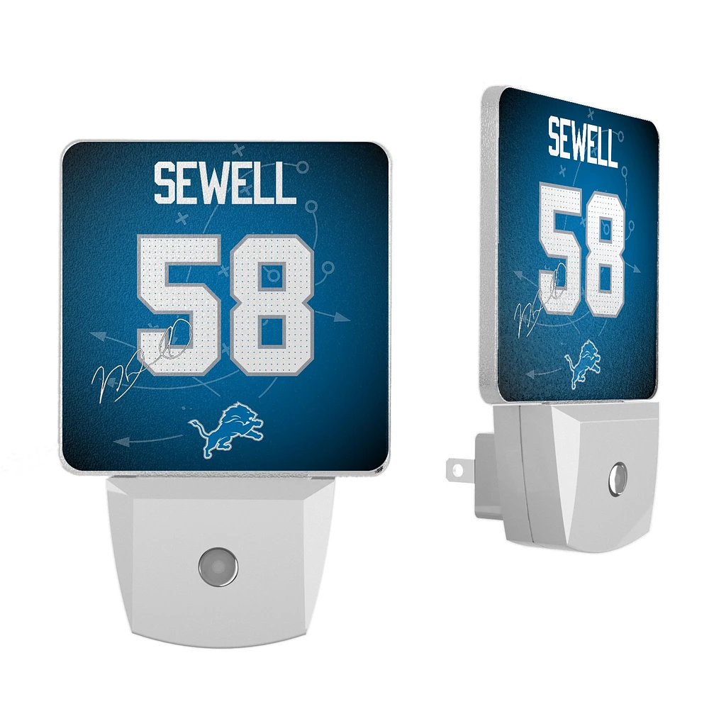 Keyscaper Penei Sewell Detroit Lions Nightlight 2-Pack
