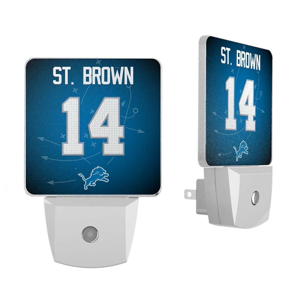 Keyscaper Amon-Ra St. Brown Detroit Lions Nightlight 2-Pack