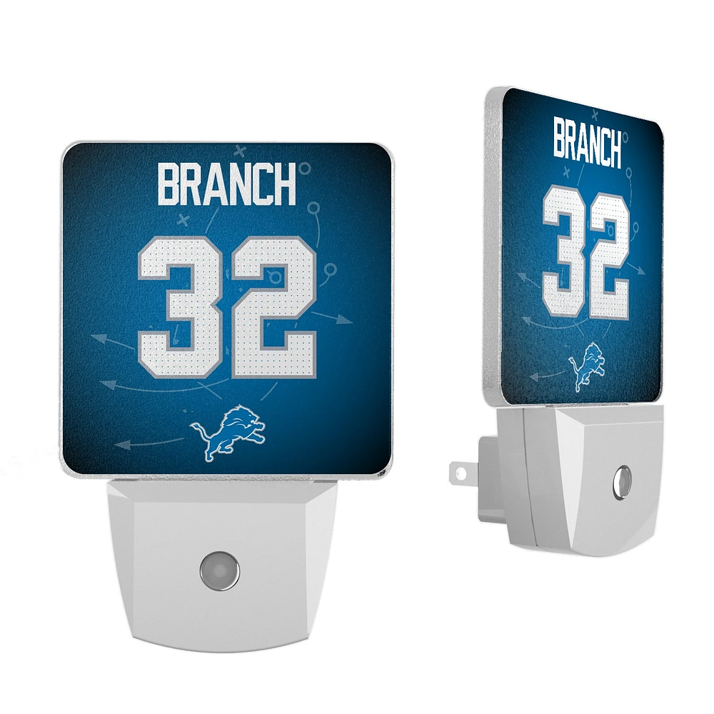 Keyscaper Brian Branch Detroit Lions Nightlight 2-Pack