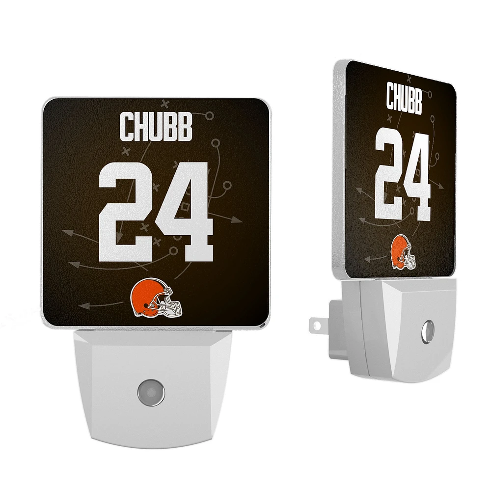 Keyscaper Nick Chubb Cleveland Browns Nightlight 2-Pack