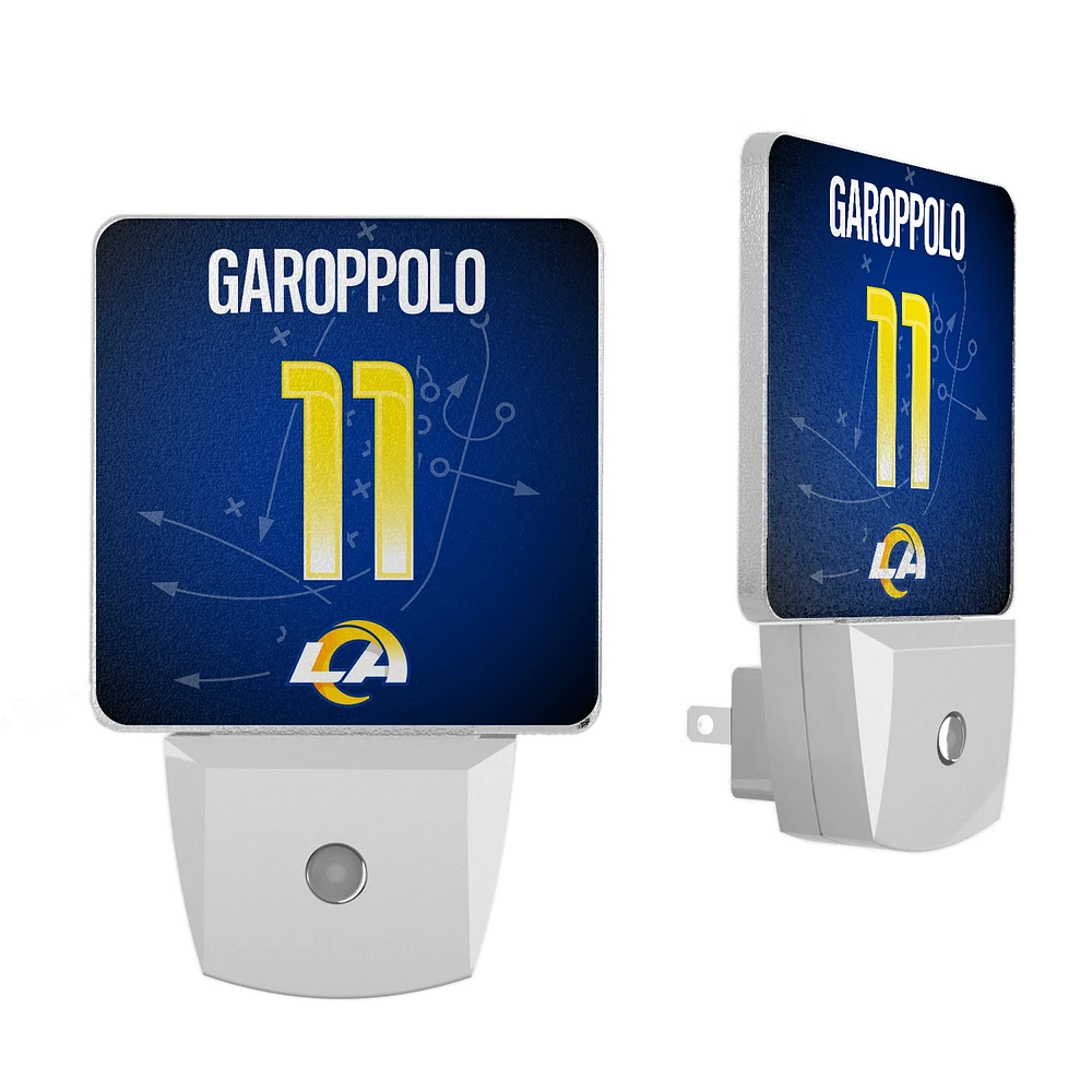 Keyscaper Jimmy Garoppolo Los Angeles Rams Nightlight 2-Pack
