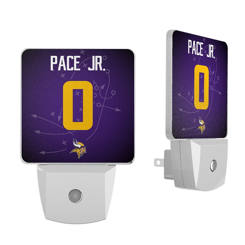 Keyscaper Ivan Pace Jr Minnesota Vikings Nightlight 2-Pack