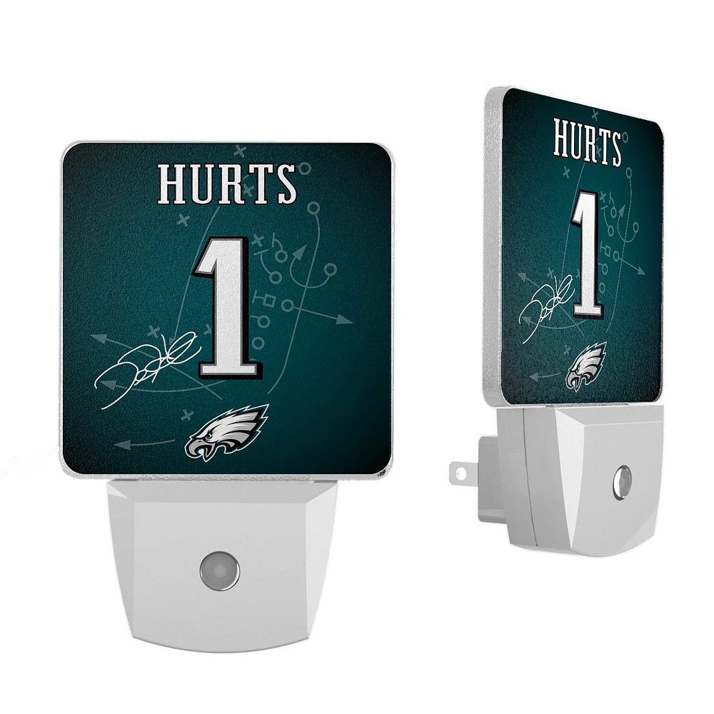 Keyscaper Jalen Hurts Philadelphia Eagles Nightlight 2-Pack