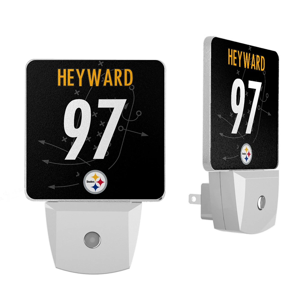 Keyscaper Cameron Heyward Pittsburgh Steelers Nightlight 2-Pack