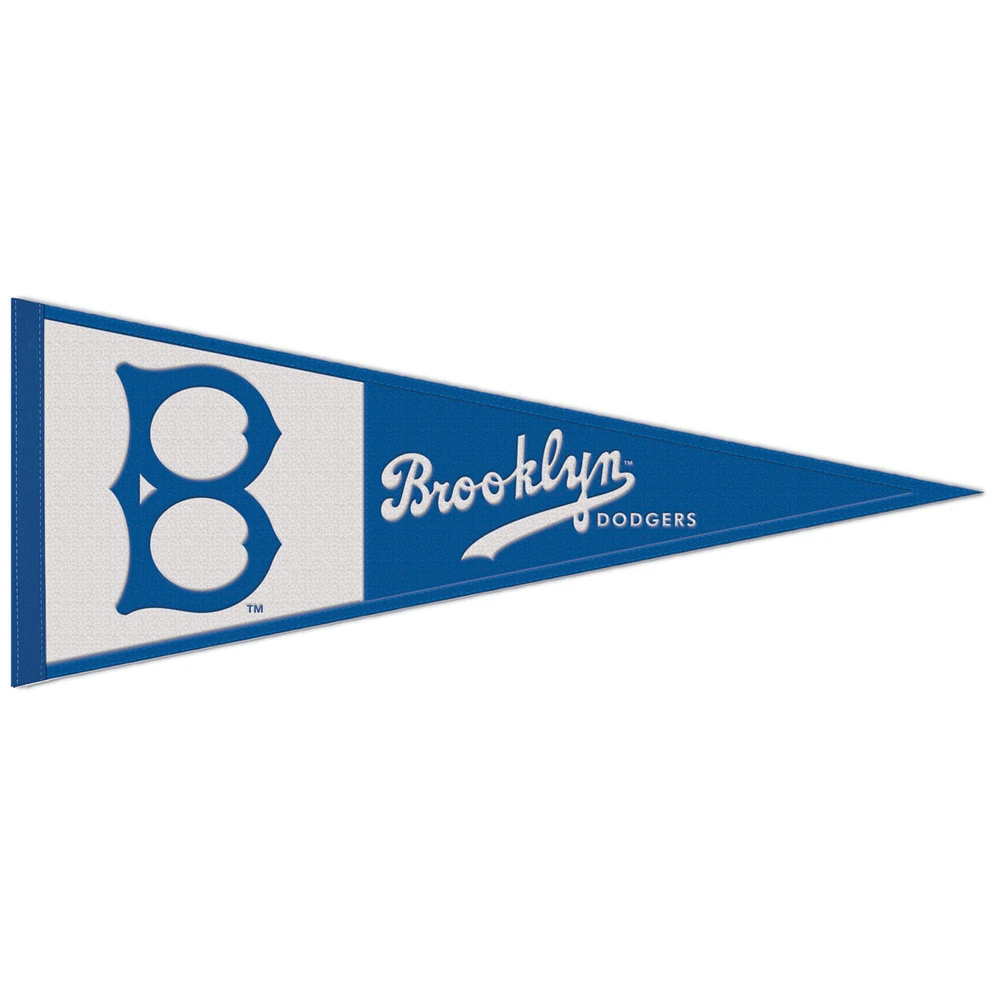 WinCraft Los Angeles Dodgers 13" x 32" Retro Logo Wool Pennant