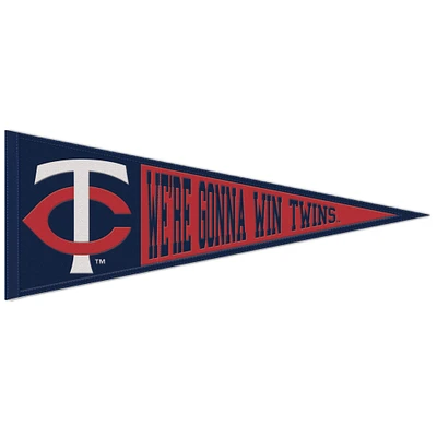 WinCraft Minnesota Twins 13" x 32" Retro Logo Wool Pennant