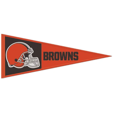 WinCraft Cleveland Browns 13" x 32" Retro Logo Wool Pennant