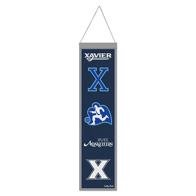 WinCraft Xavier Musketeers 8" x 32" Wool Evolution Banner